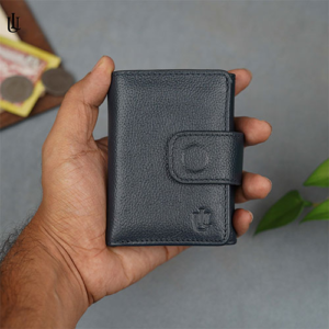 Edd Trifold Wallet – Navy Blue