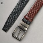 Axel Pati Pattern Belt – Dual Tone Moving Brockless