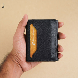 Tedd Magnet Trifold Wallet v2 – Black